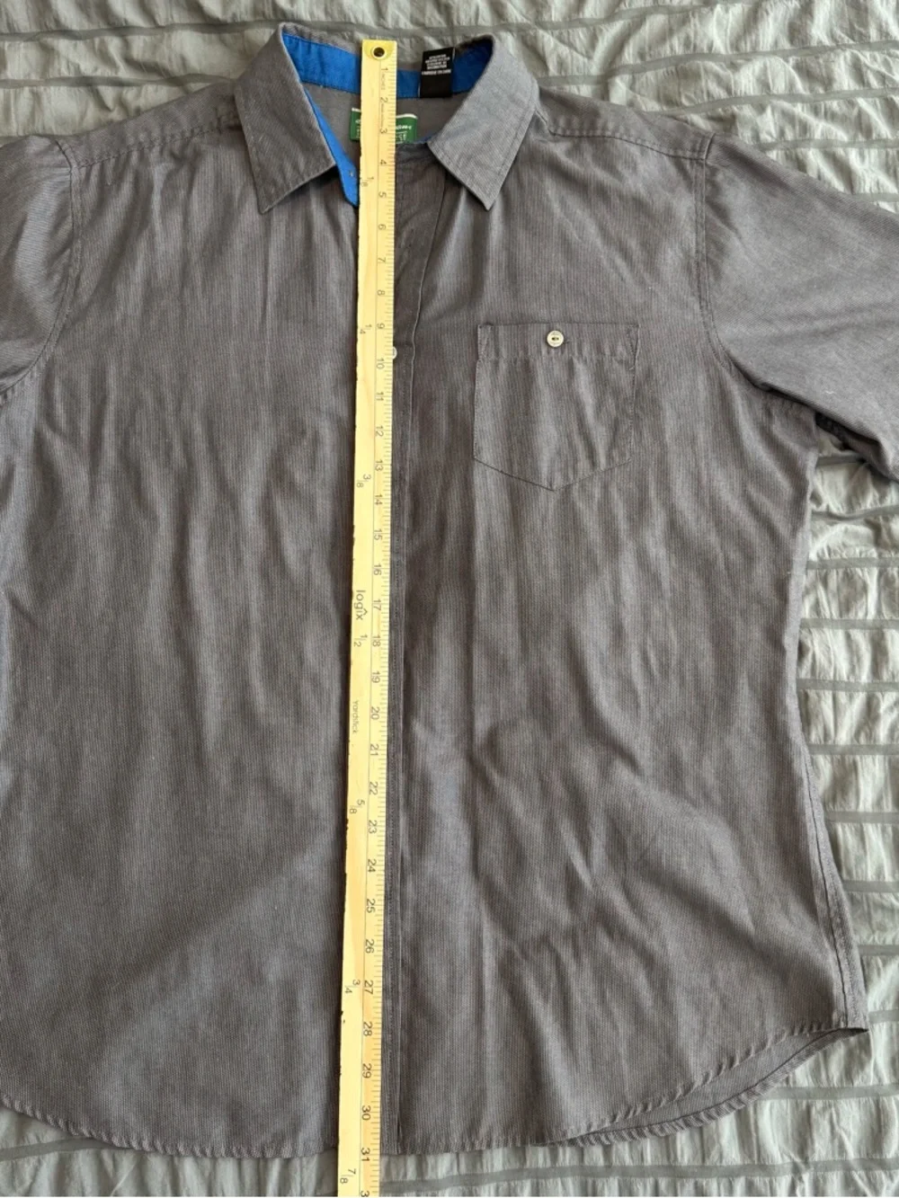 Be hogan performance golf collection Men's Short-Sleeve Button-Up Shirt - Gray